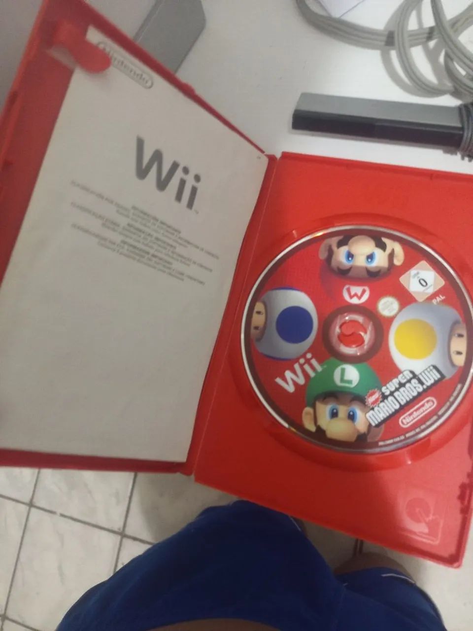 Nintendo Wii desbloqueado completo com cabos, pendrive e cartão de memória jogo fisico  - Foto 4