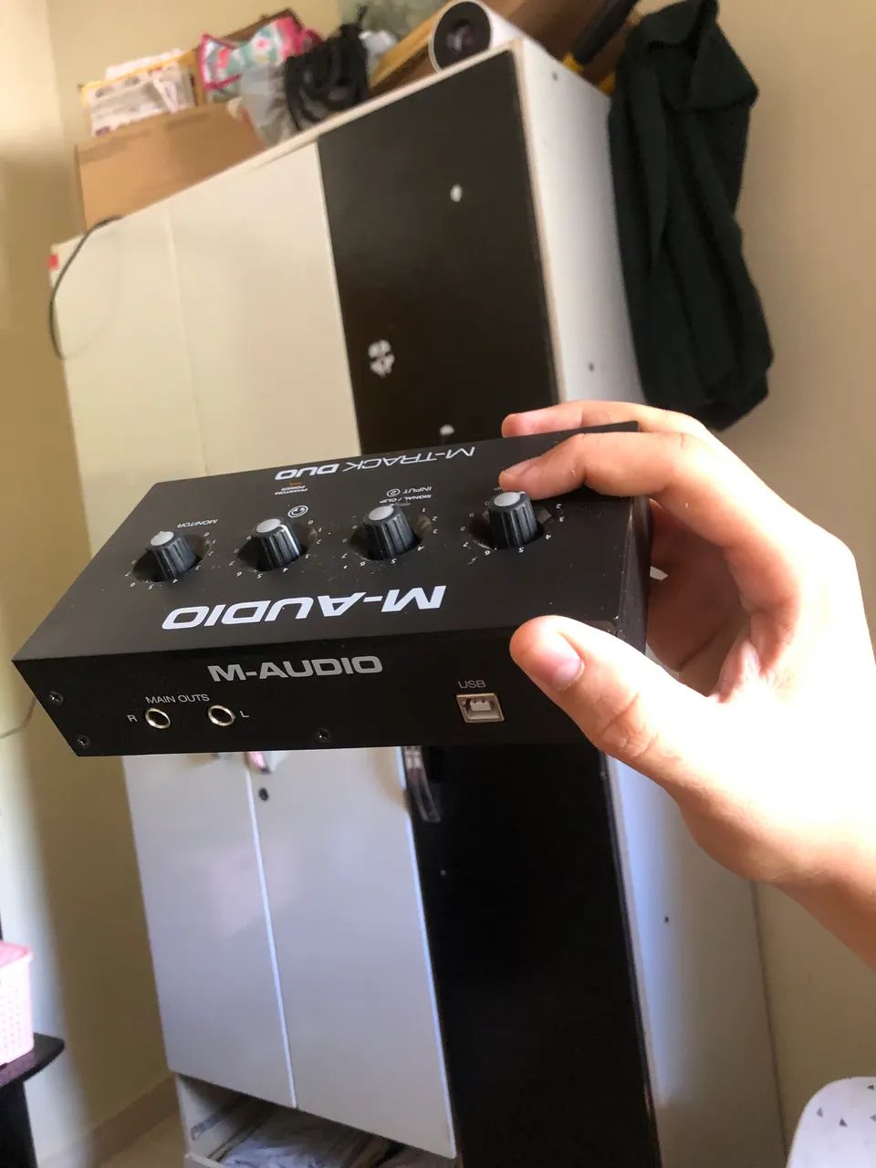 INTERFACE DE ÁUDIO M-TRACK DUO. ESTADO DE ZERA COM CAIXA E GARANTIA ESTENDIDA ATÉ 10/2027
