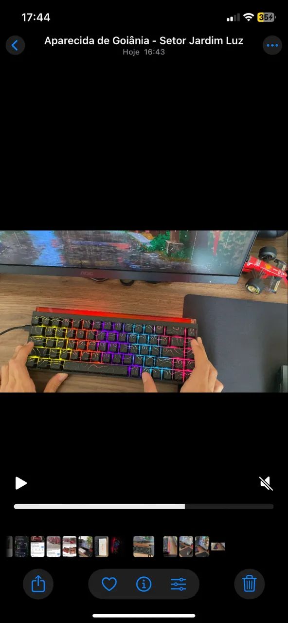 Teclado ajazz nk68 NOVO - Foto 2