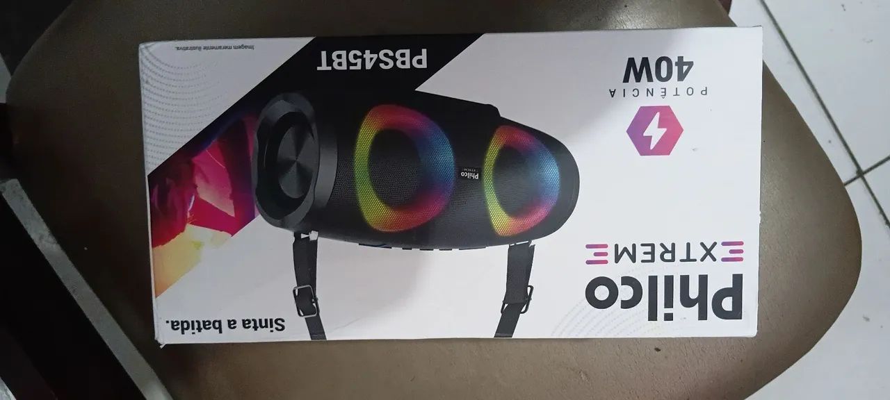 Caixa de som portátil skeaper marca philips - Foto 4