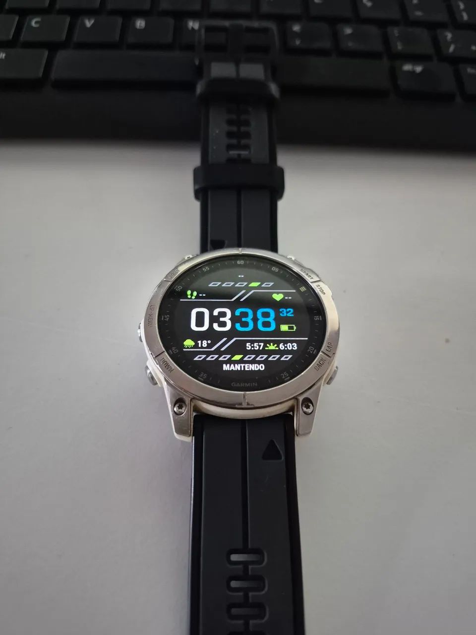 Garmin Epix Gen 2 Sapphire + 3 Pulseiras Extras + Protetor de Aro