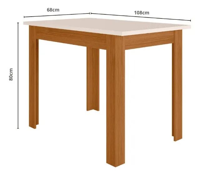 Mesa de Jantar com 4 Cadeiras Nova - Foto 5