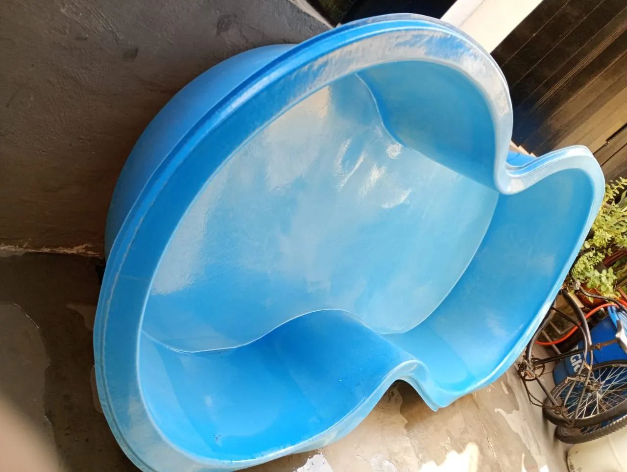 Piscina feijão 