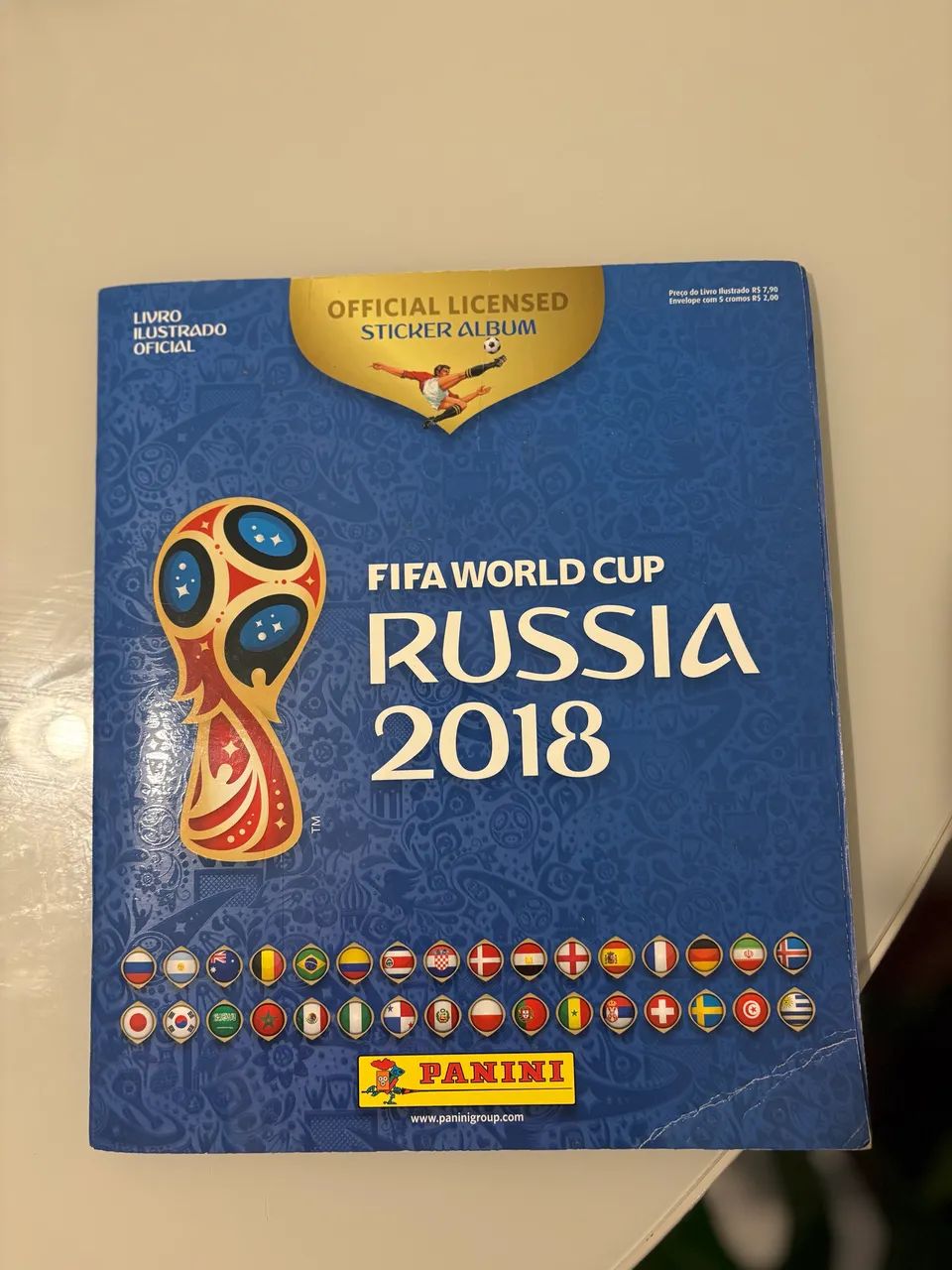 Álbum Copa do Mundo 2018 Completo Capa Tradicional