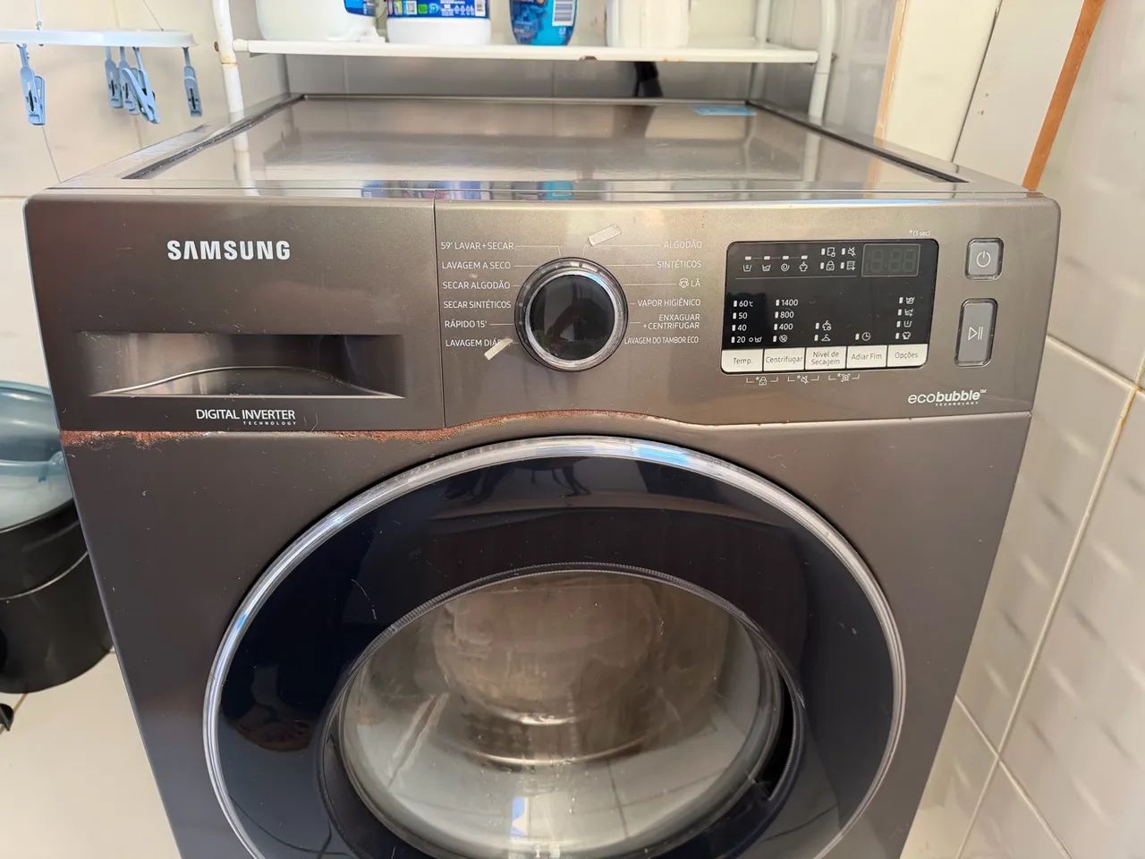 Lava e Seca Samsung EcoBubble 11 kg - Funcionando Perfeitamente - Foto 3