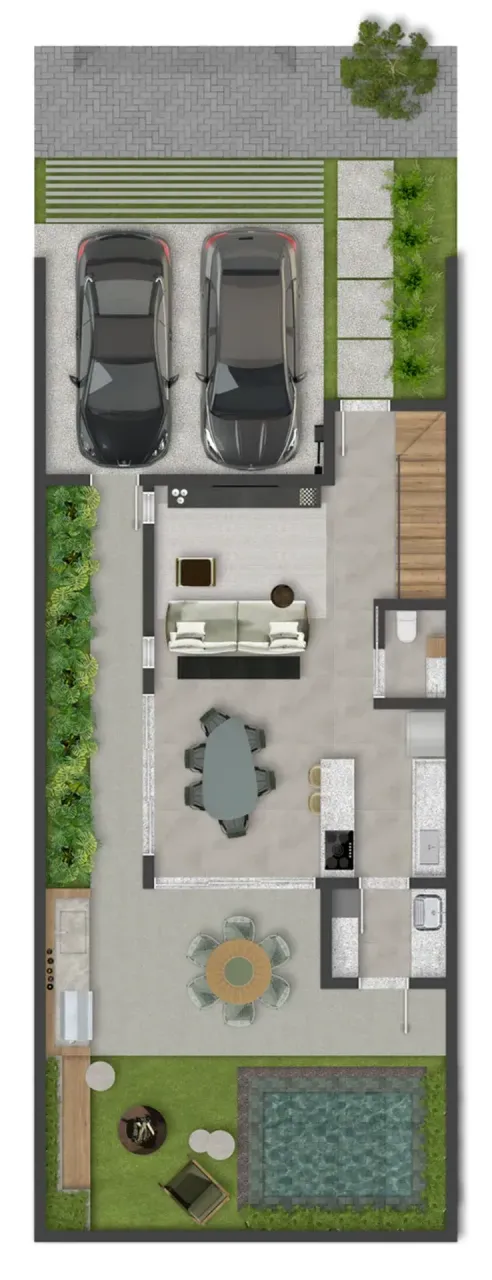 PLANTA 128m²