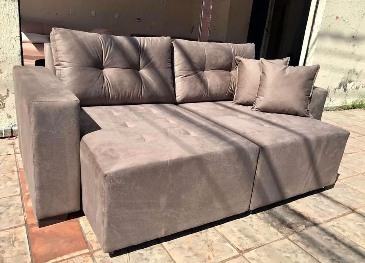 Sofá retrátil almofadado  - Foto 2