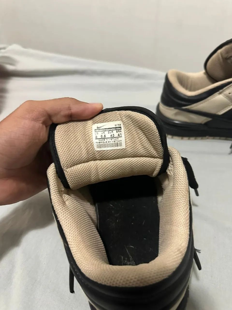 Nike Twist Preto e Bege - Foto 4