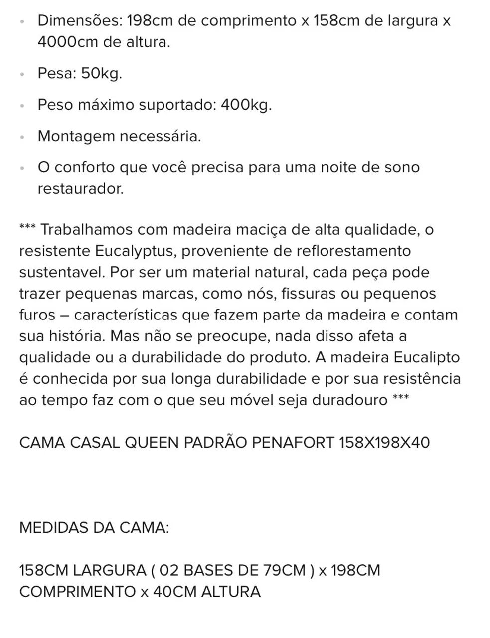 Cama Casal Queen 158x198x40 - Foto 4