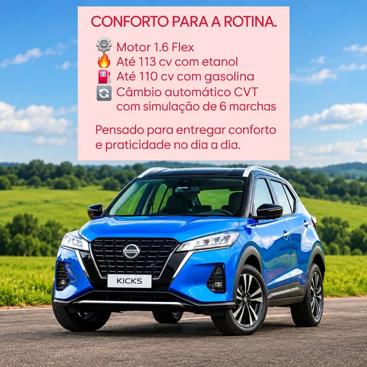 ? QUER UM KICKS 2024?<br>DESCUBRA COMO COLOCAR ESSE OBJETIVO NO SEU PLANEJAMENTO. - Foto 4