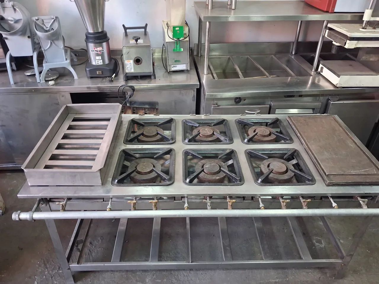 Fogões industrial de inox e Equipamentos para seu comércio 