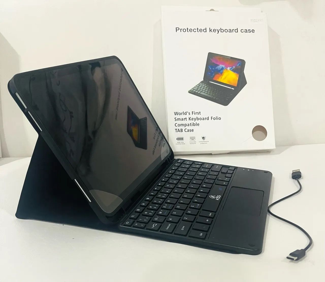 CONJUNTO COM: iPad A16 de 11 Polegadas e 128gb + caneta + protected keyboard case NOVO! - Foto 4