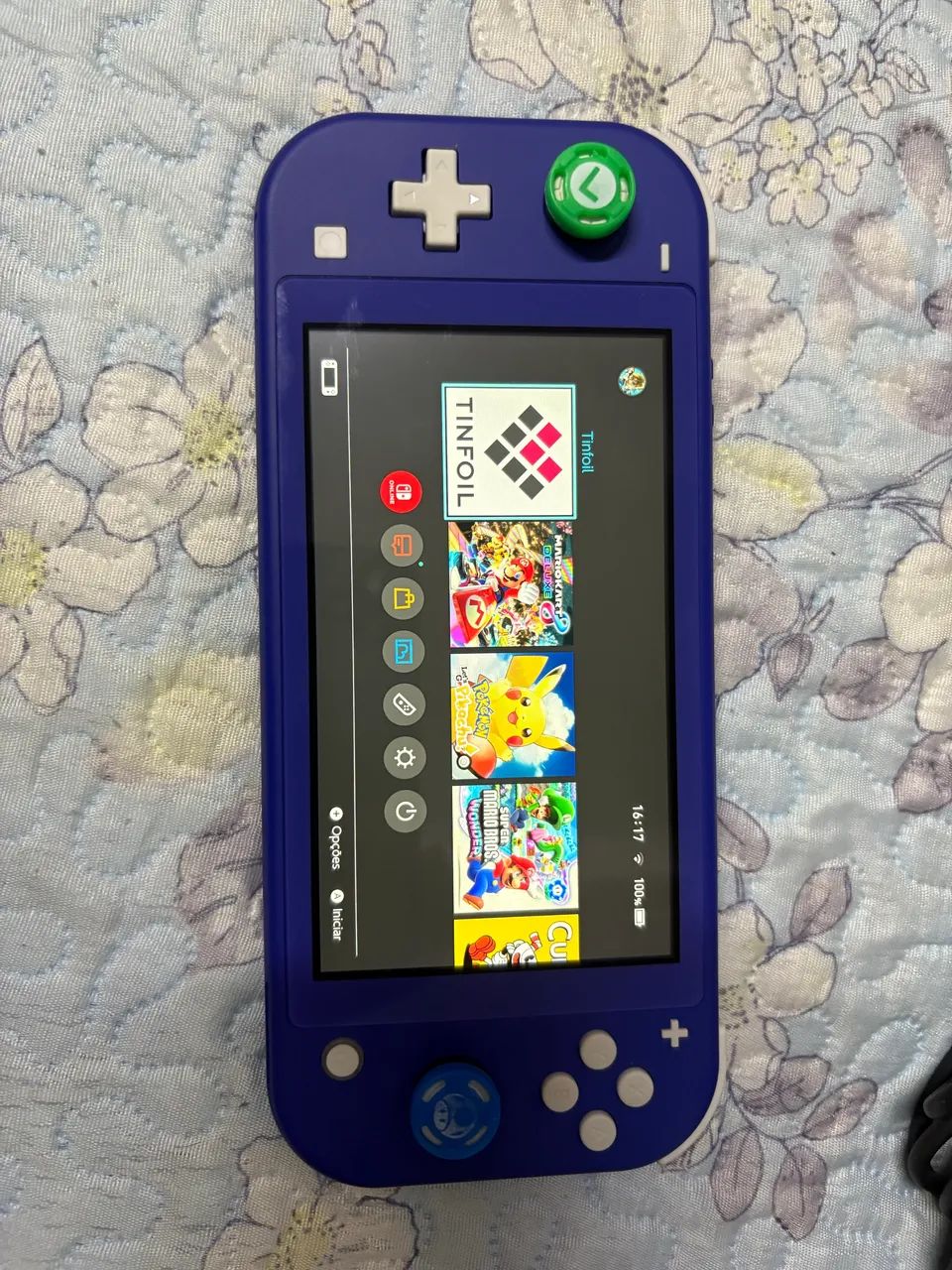 Nintendo Switch Lite Azul Desbloqueado 128gb - Consoles de Vídeo