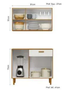 Kit Armário de Cozinha Ester - Foto 2