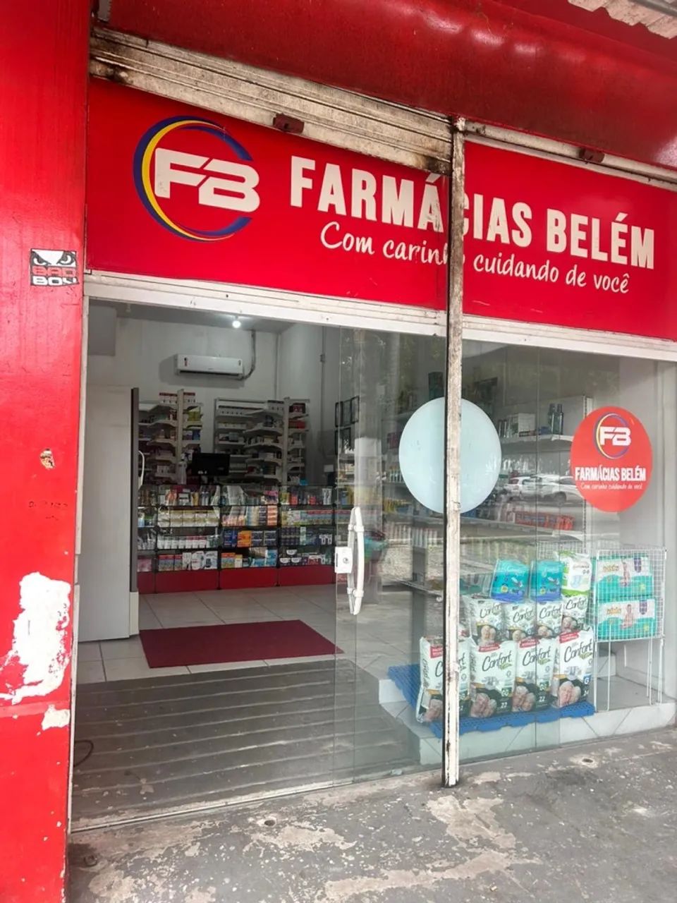 Farmacia no comércio 