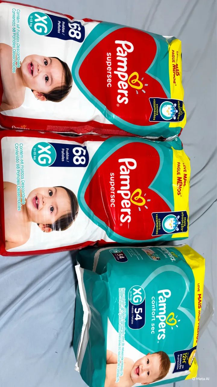 Fralda XG (Pampers)  - Foto 2