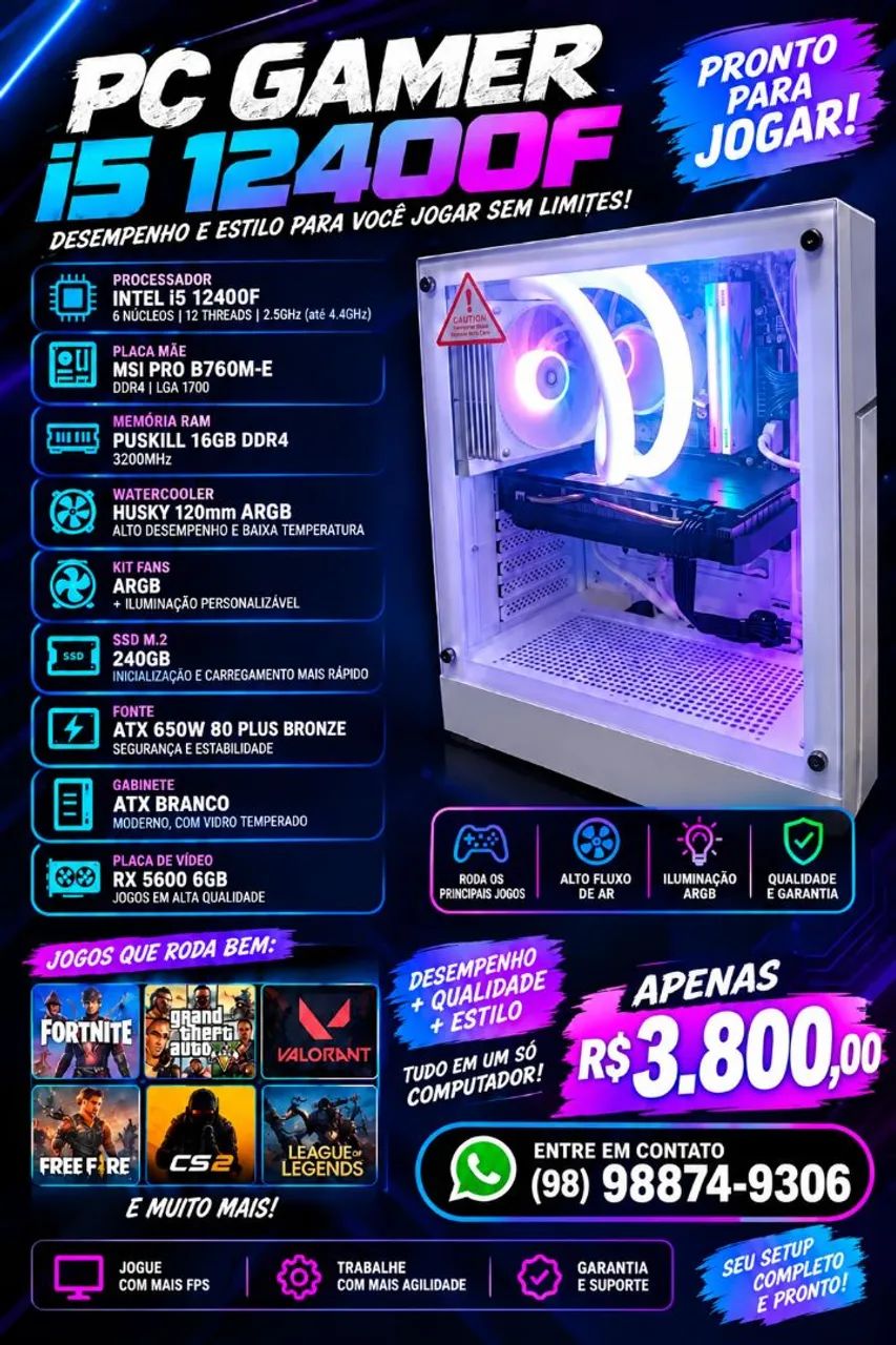 I5 12400f + rx 5600