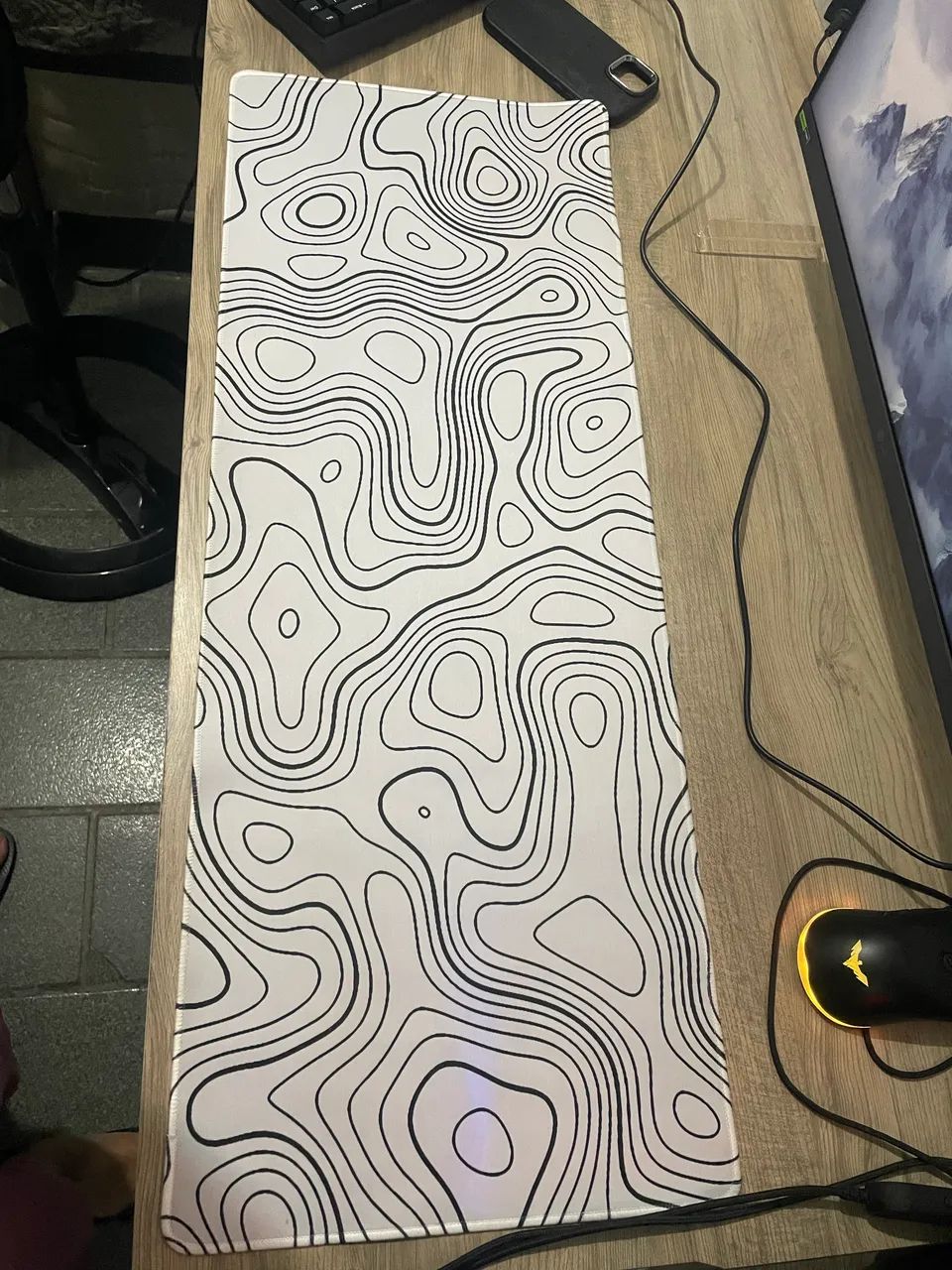 Mousepad branco 800x300x2mm - Foto 2