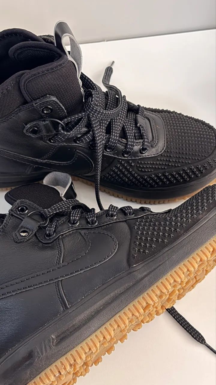 NIKE LUNAR FORCE DUCKBOOT BLACK GUM - Foto 4