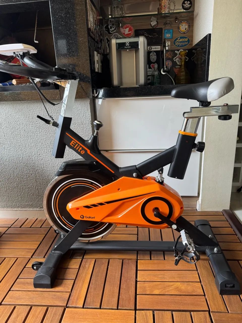 Bicicleta Spinning pouco uso praticamente nova  - Foto 2