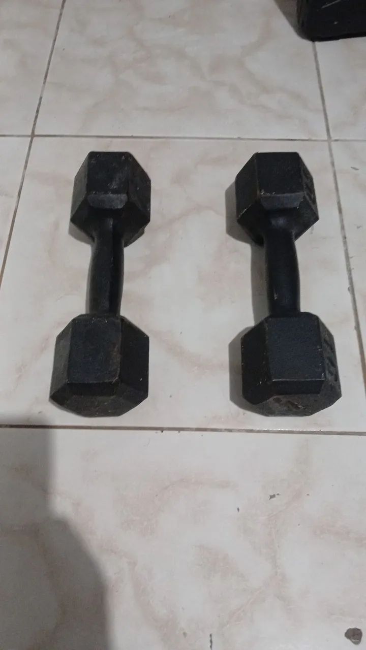 Par de halteres 10 kilos cada 