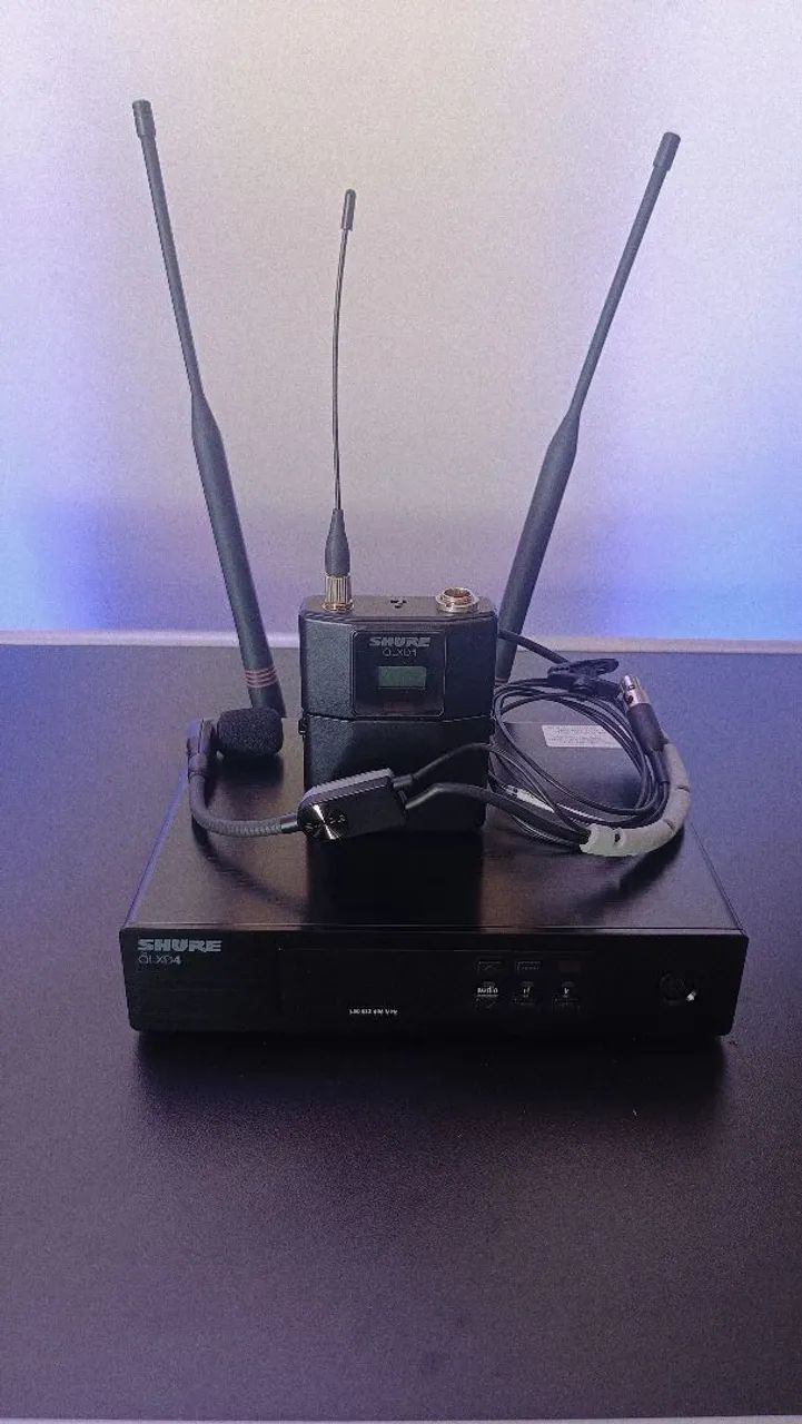 Microfone Headset Vocal Profissional Original Shure QLXD14-BR SM35 L50 
