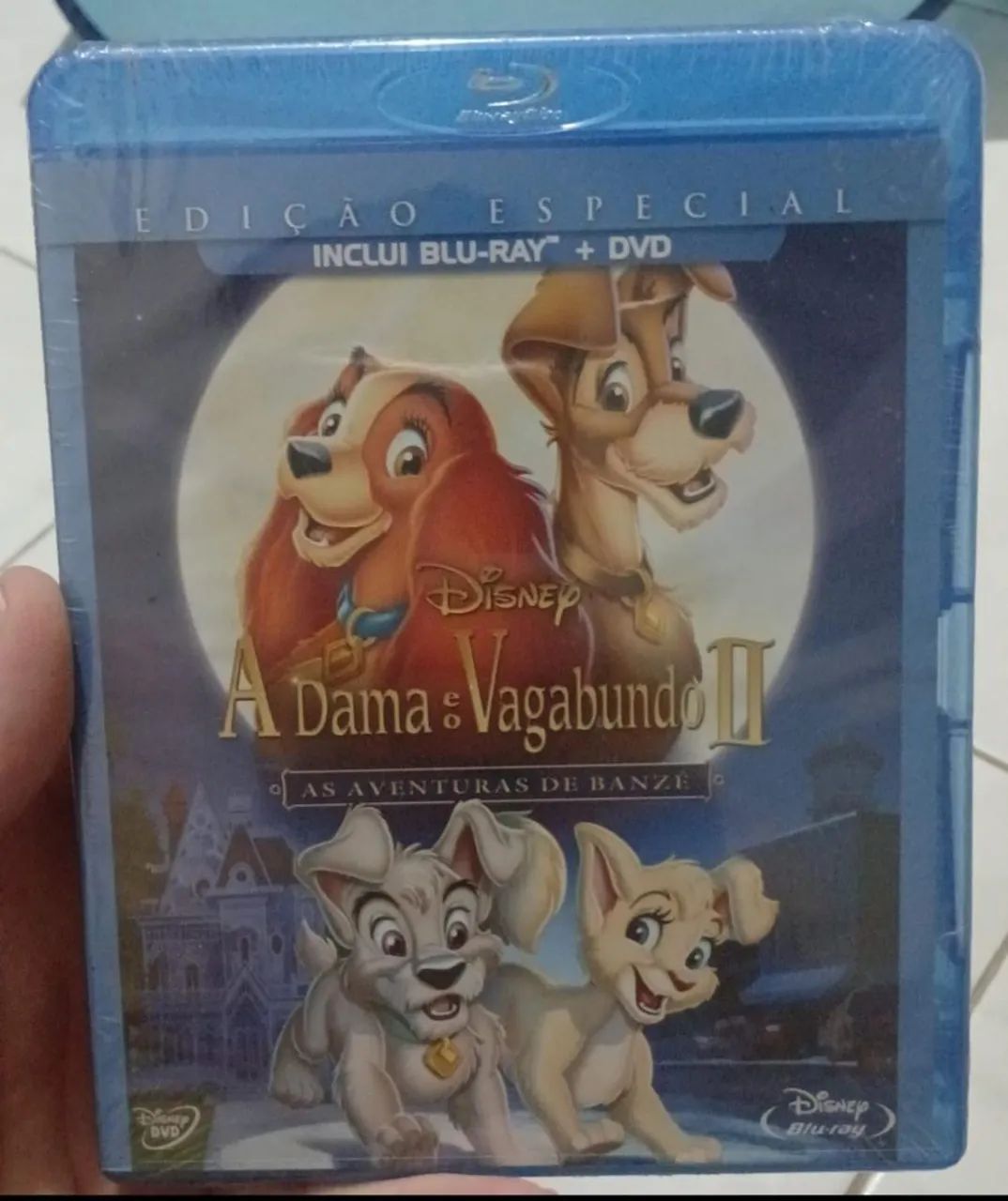 Blu-ray a dama e o vagabundo lacrado 