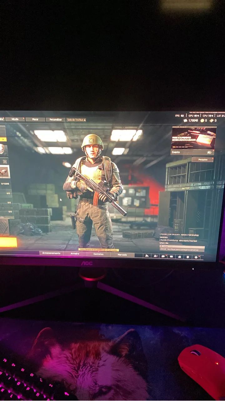 Monitor gamer aoc viper 24 polegadas 165hz 1ms - Foto 3