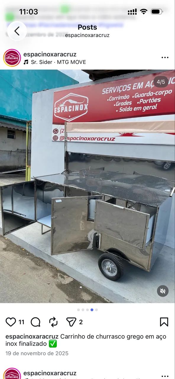 Carrinho para lanche em geral  - Foto 3