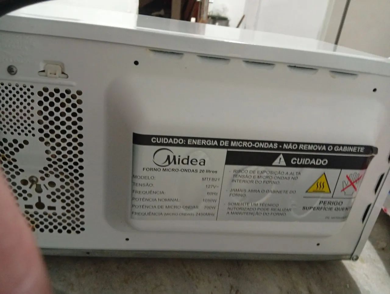 Microondas Midea 20 litros 110v - Foto 4