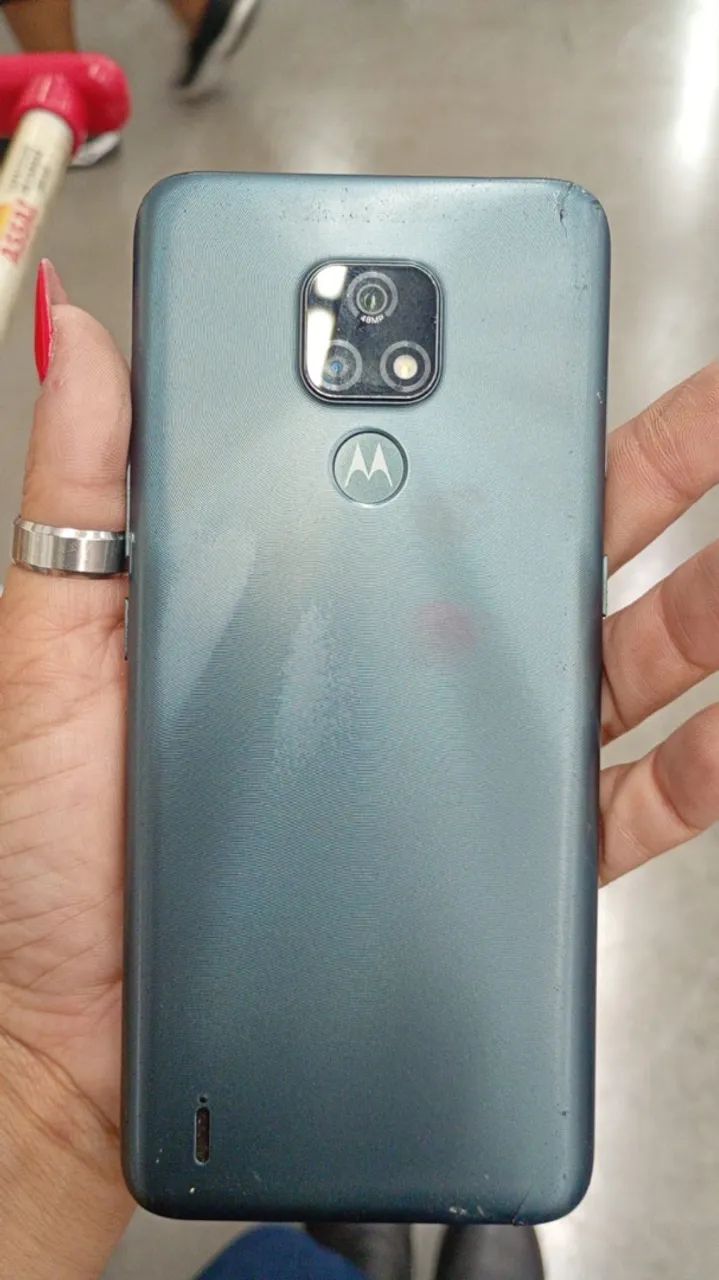 Smartphone Motorola Moto E7 Plus 32GB 4G Tela 6.5 Polegadas Câmera Dupla - Foto 2