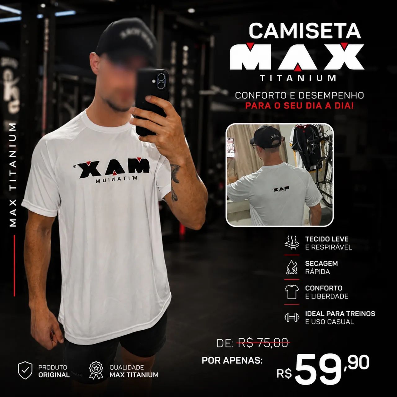 Camisetas regatas leves e respiráveis