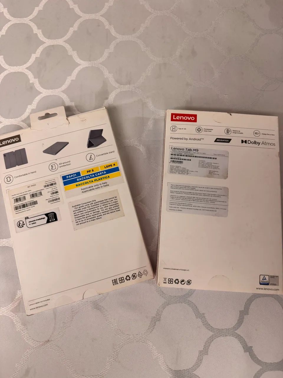 Tablet Lenovo M9 impecável 64gb + 4gb ram + película e capa - Foto 5