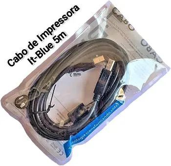Cabo de Impressora It-Blue 5m Novo