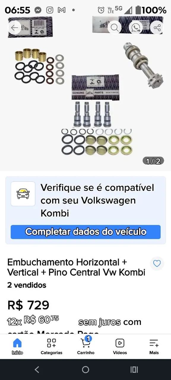 Kit embuchamento vertical e horizontal da kombi