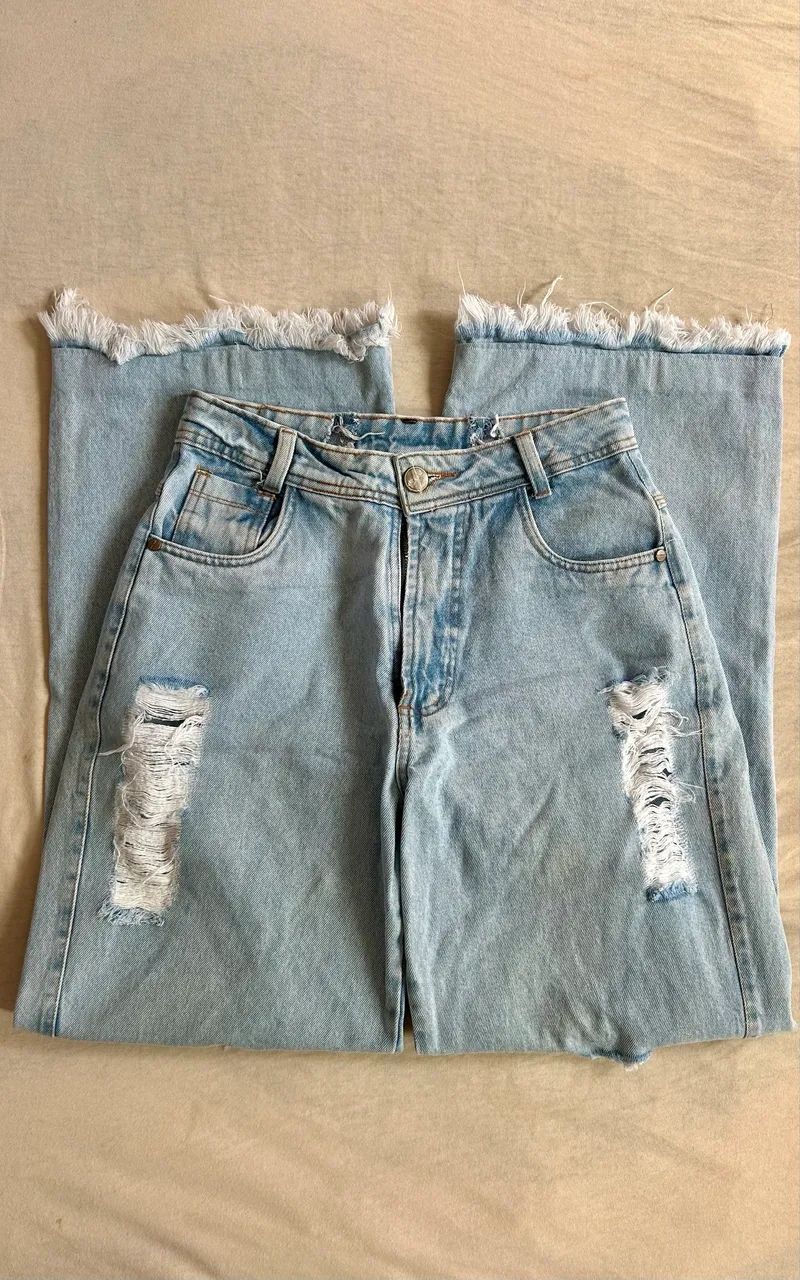 Calça Jeans - Wide Leg - Foto 3