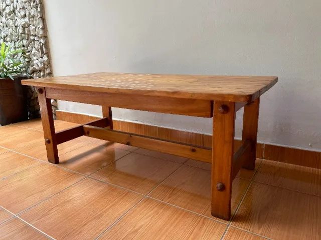 Mesa de Madeira de Centro - Foto 4