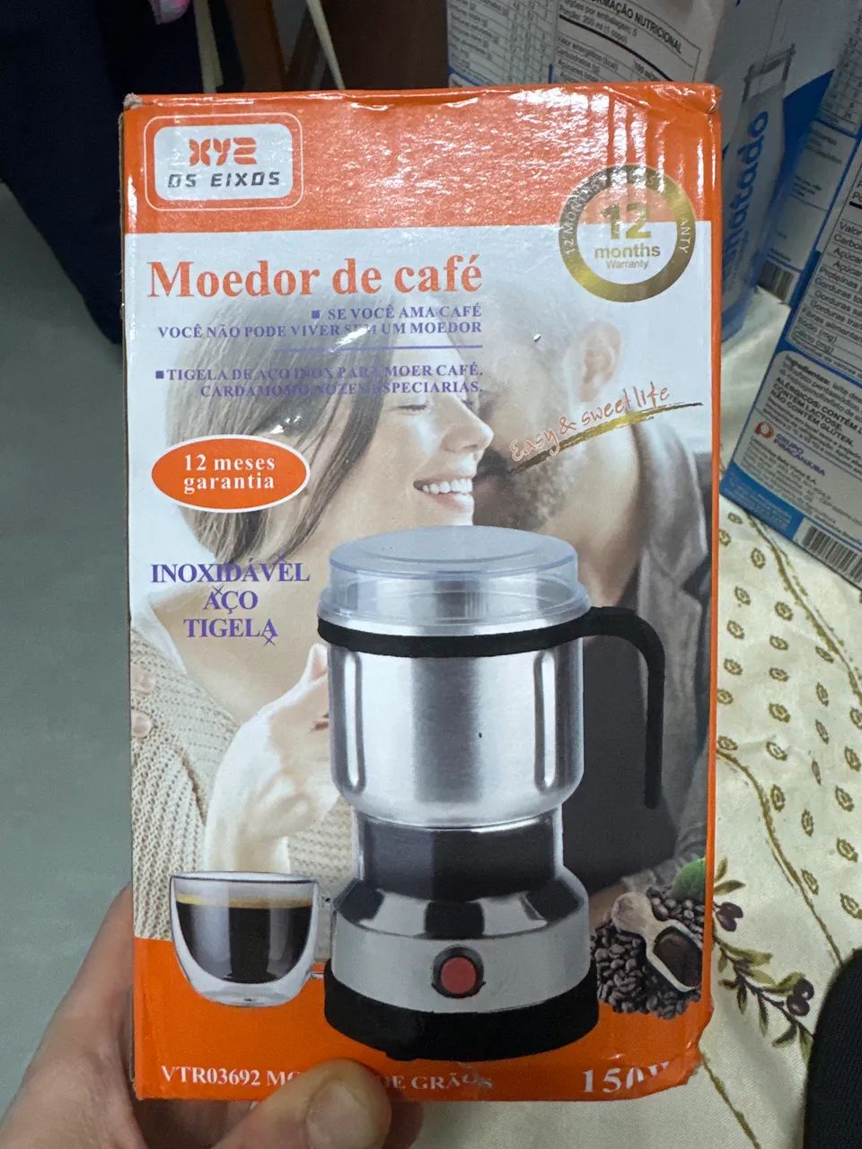 Moedor de graos de cafe e temperos