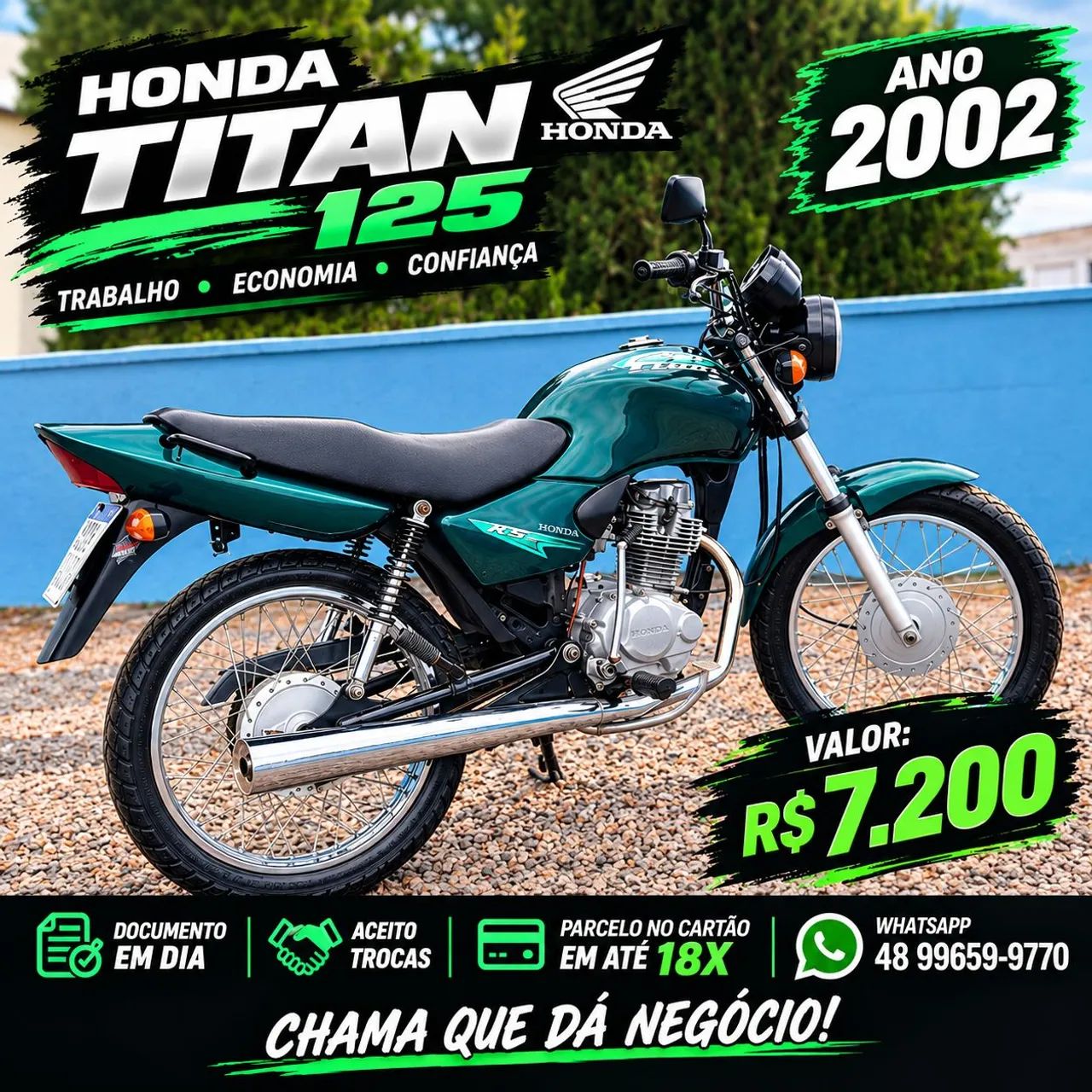 Titan 125 ano 2002