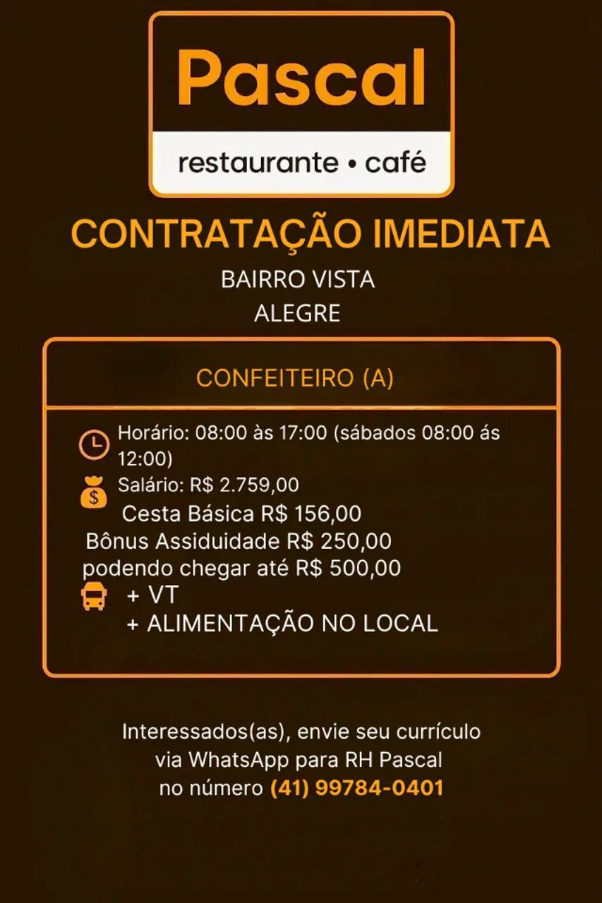 Confeiteiro (a)