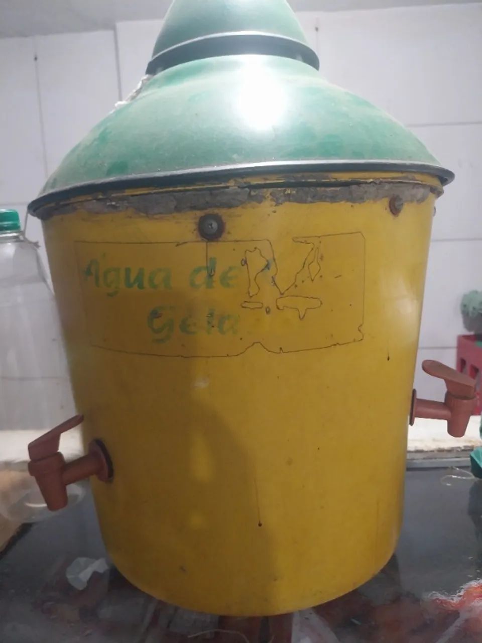 Carrinho de água de coco