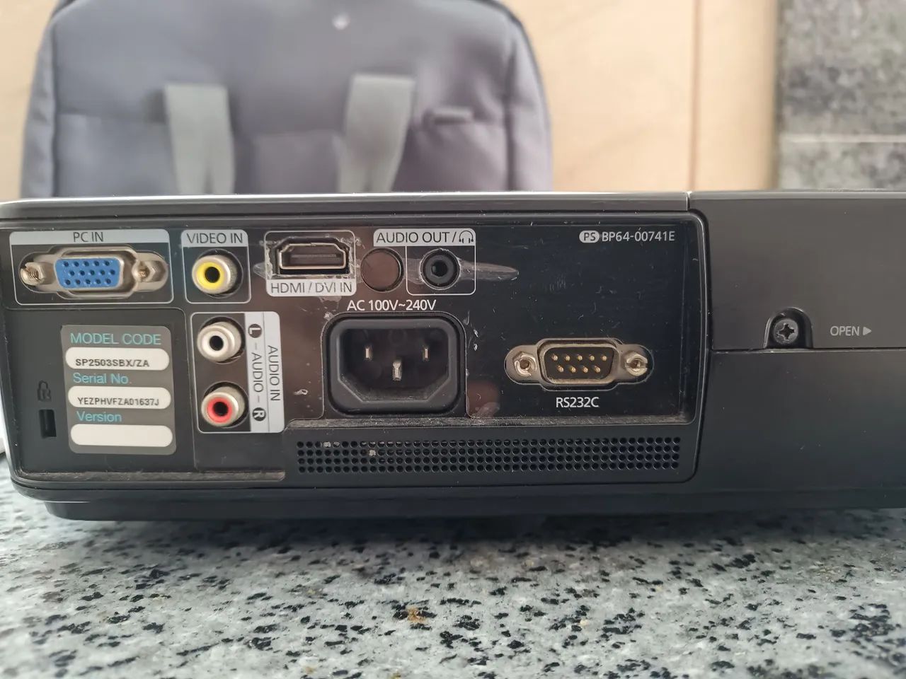 Vendo PROJETOR SAMSUNG SP-M250S, 2500 LÚMENS Com HDMI, funcionando. LEIA. - Foto 2