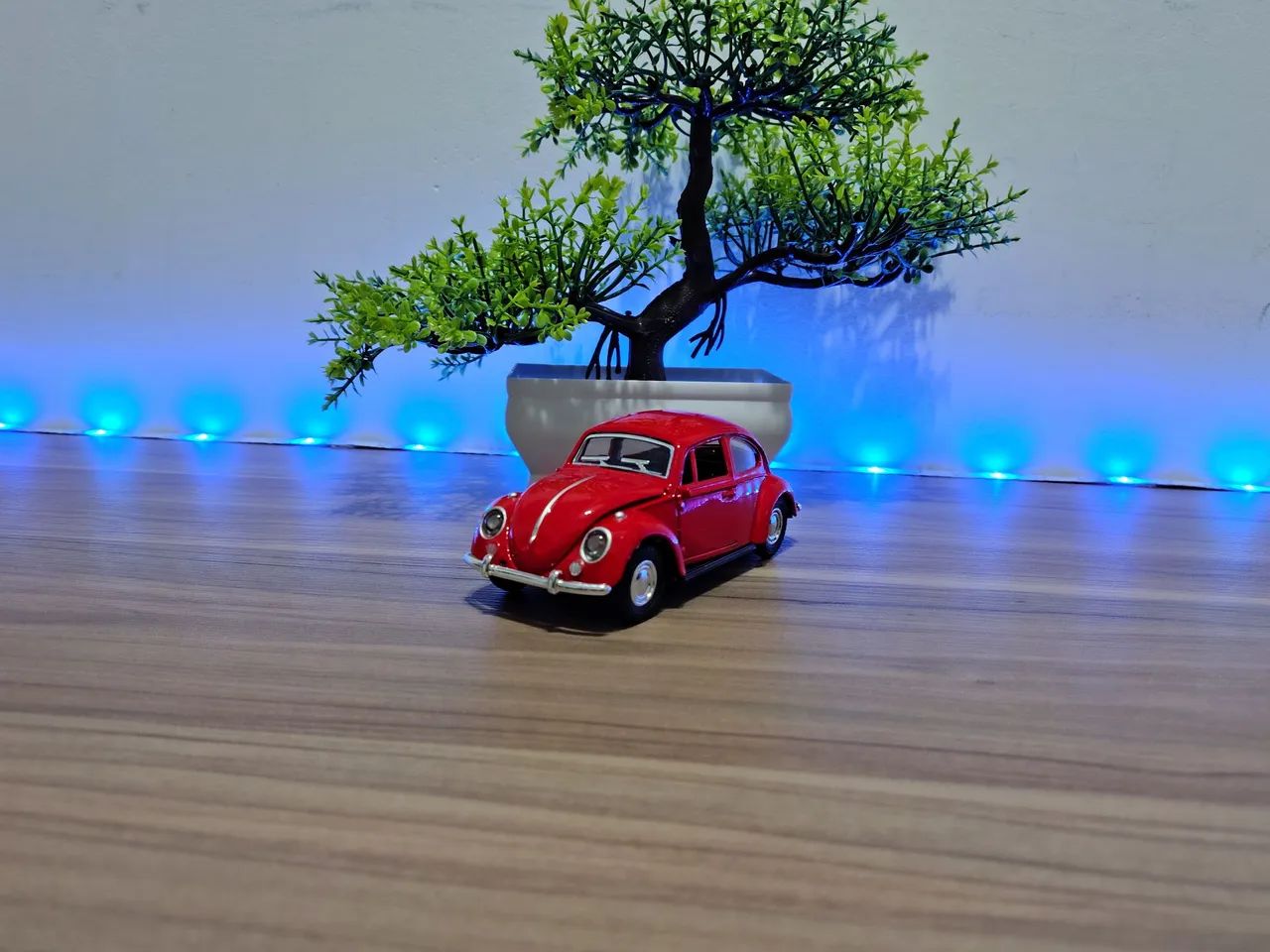 CARRINHO FUSCA VERMELHO MINIATURA COLECIONAVEL  - Foto 2