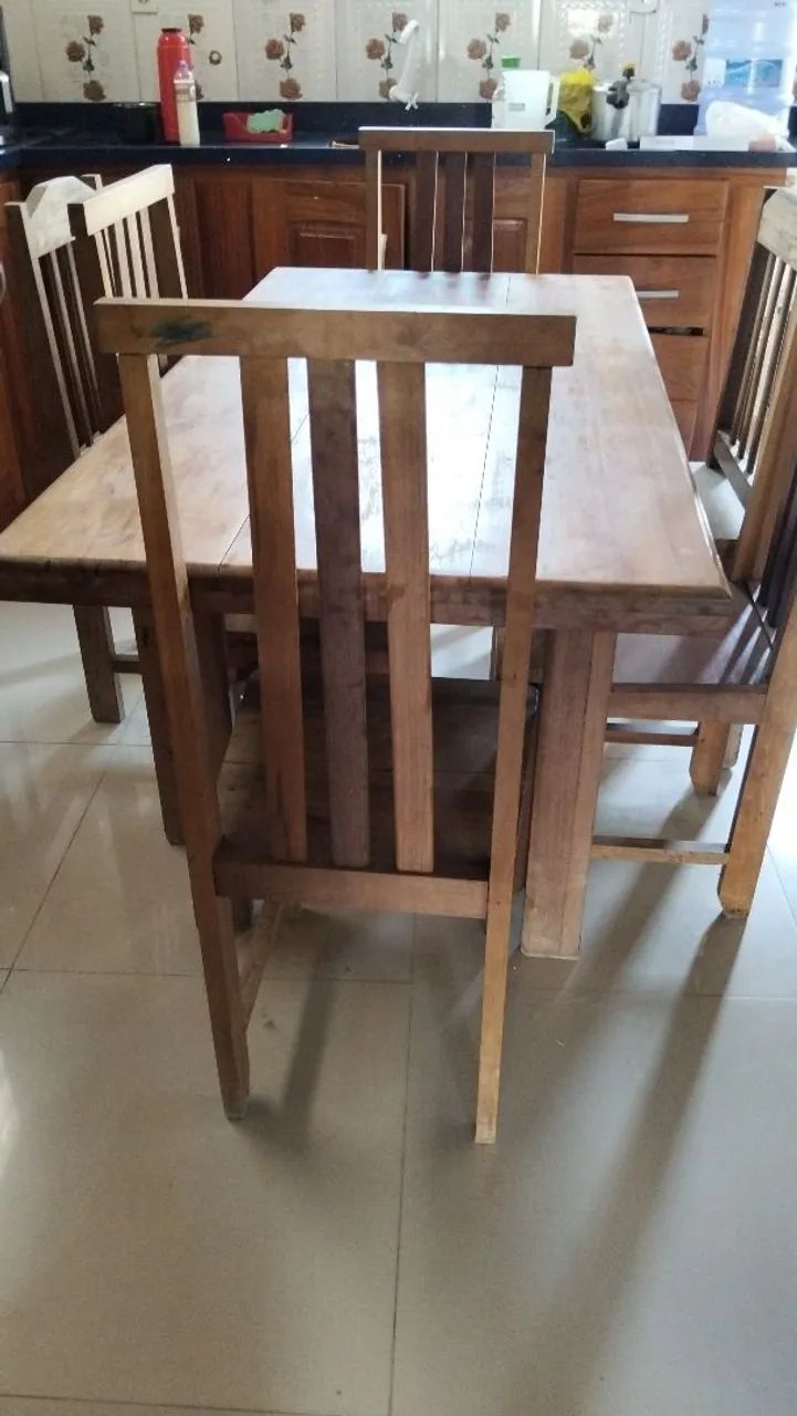 Mesa de jantar com 5 cadeiras - Foto 2