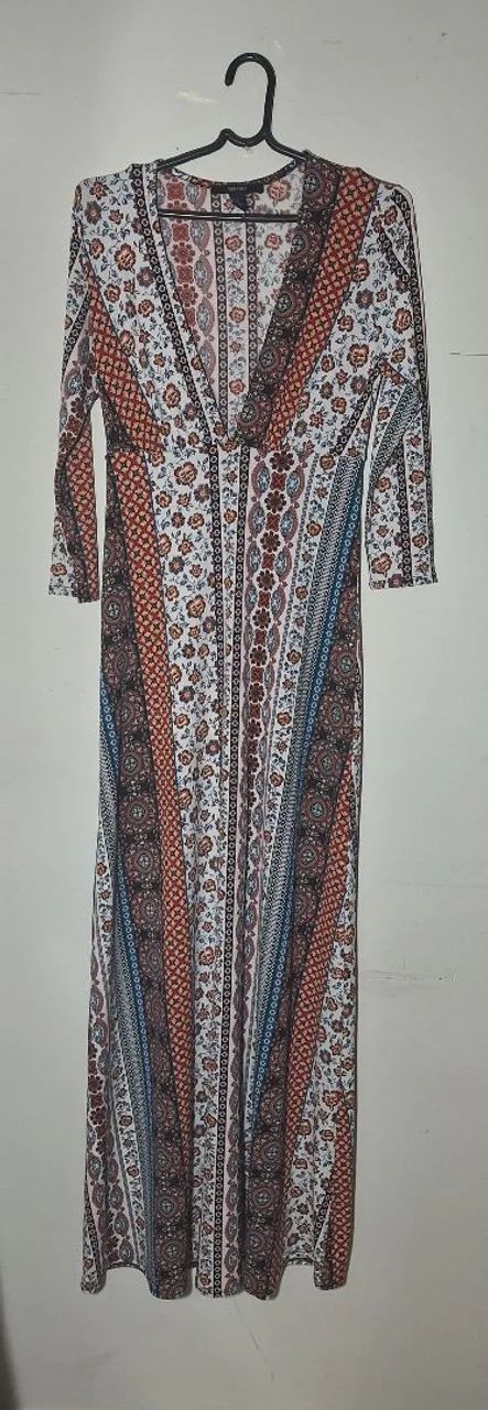 Vestido Longo Boho Chic Estampa Indiana  - Foto 2