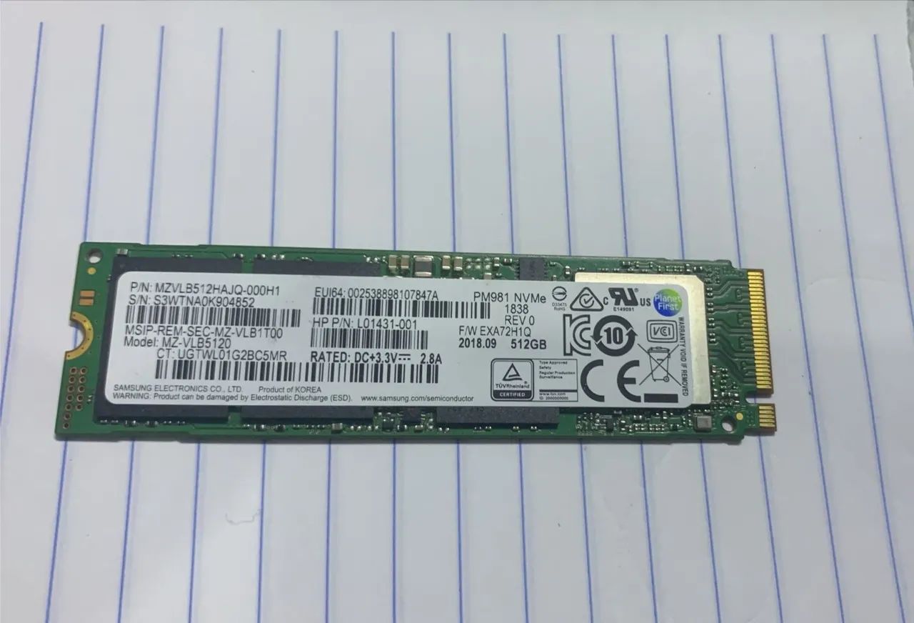 SSD m2 512 gb