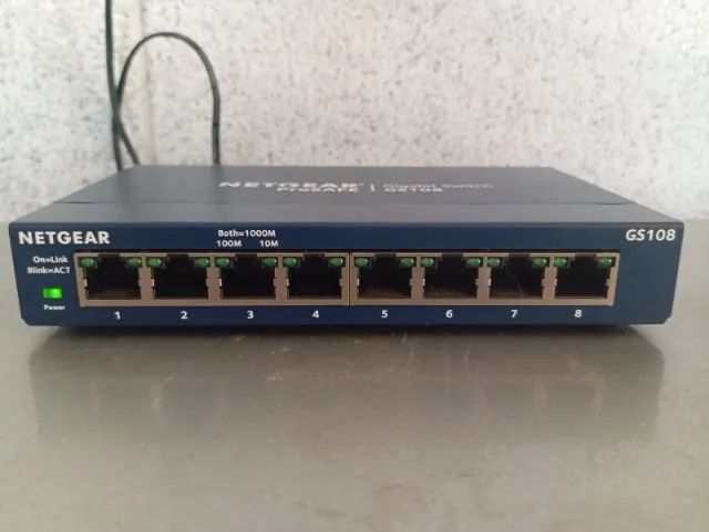 Switch Gigabit Netgear Prosafe GS108 v4 - Foto 3