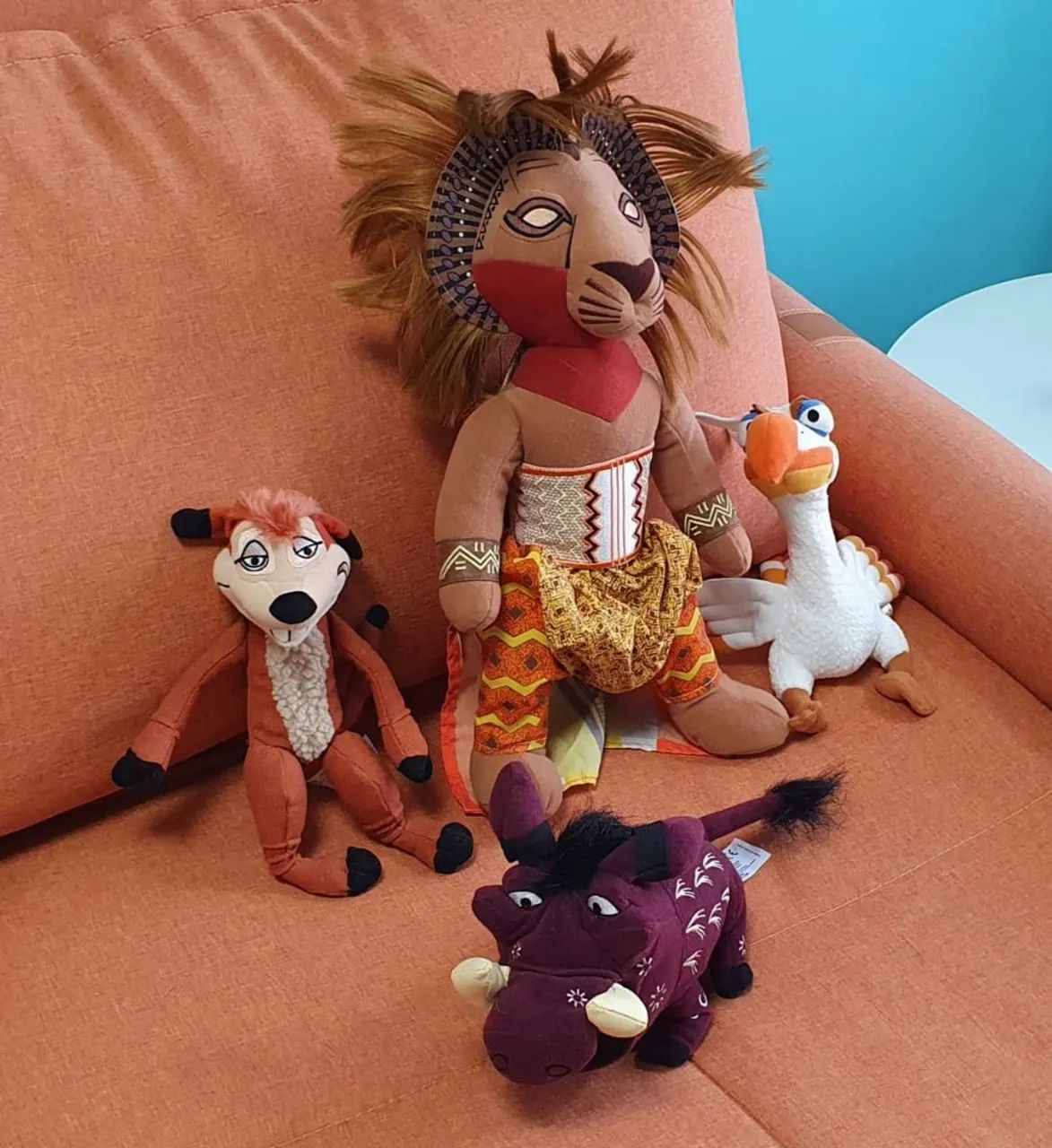4 bonecos de O Rei Leão importados EUA - Foto 2