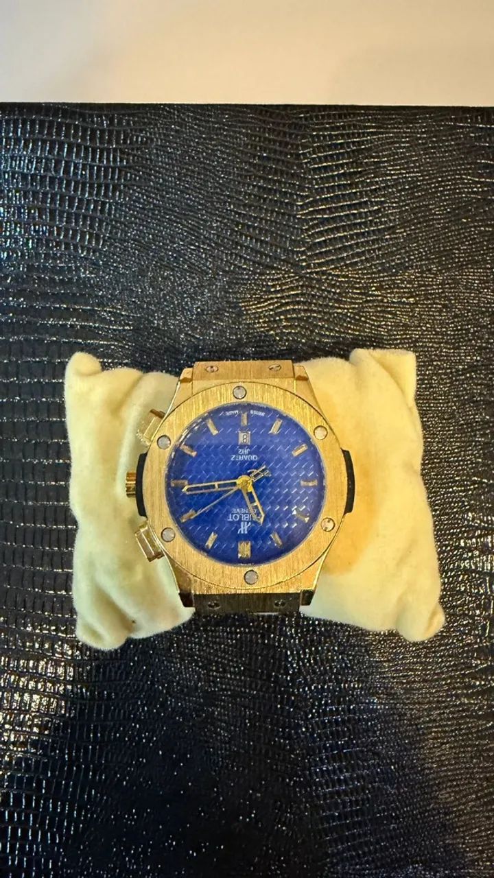 RELÓGIO PREMIUM BLUE GOLD EDITION
