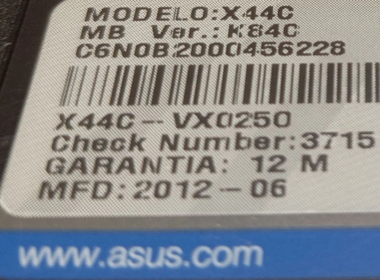 CARCAÇA COMPLETA NOTEBOOK ASUS X44c - Foto 4